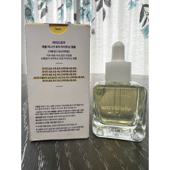Vividraw Apple Vinegar Pore Tightening Ampoule Korean 1.35 fl oz 40ml New in Box - Picture 3 of 6